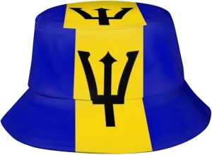 Cute Flag Bucket Hats Reversible Fisherman Cap Packable Sun Hat for Women Men