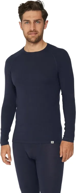 DANISH ENDURANCE Merino Wool Long Sleeve for Men, Thermal Top, Merino Wool Base Layer Underwear, with or Without a Zipper