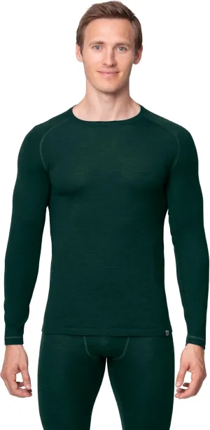 DANISH ENDURANCE Merino Wool Long Sleeve for Men, Thermal Top, Merino Wool Base Layer Underwear, with or Without a Zipper