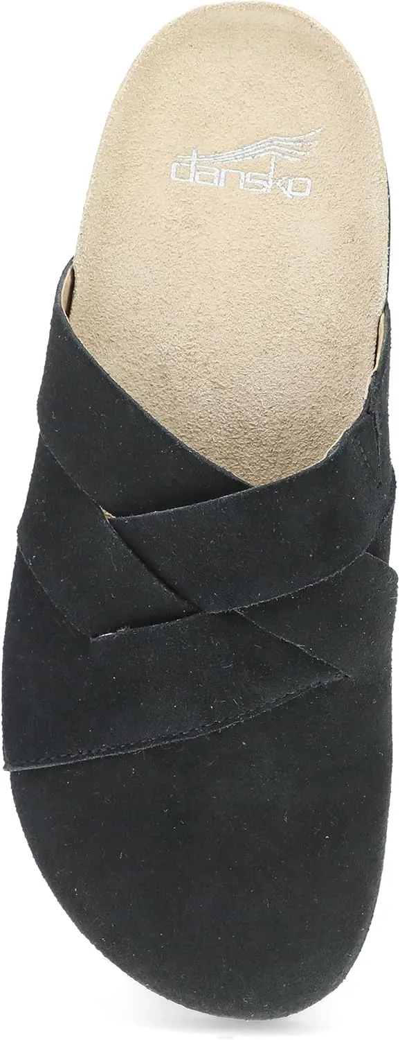 Dansko Daniella Slip-On Interwoven Suede Mule Clog for Women - Vibram ECOSTEP EVO Rubber Outsole for Long-Lasting Wear