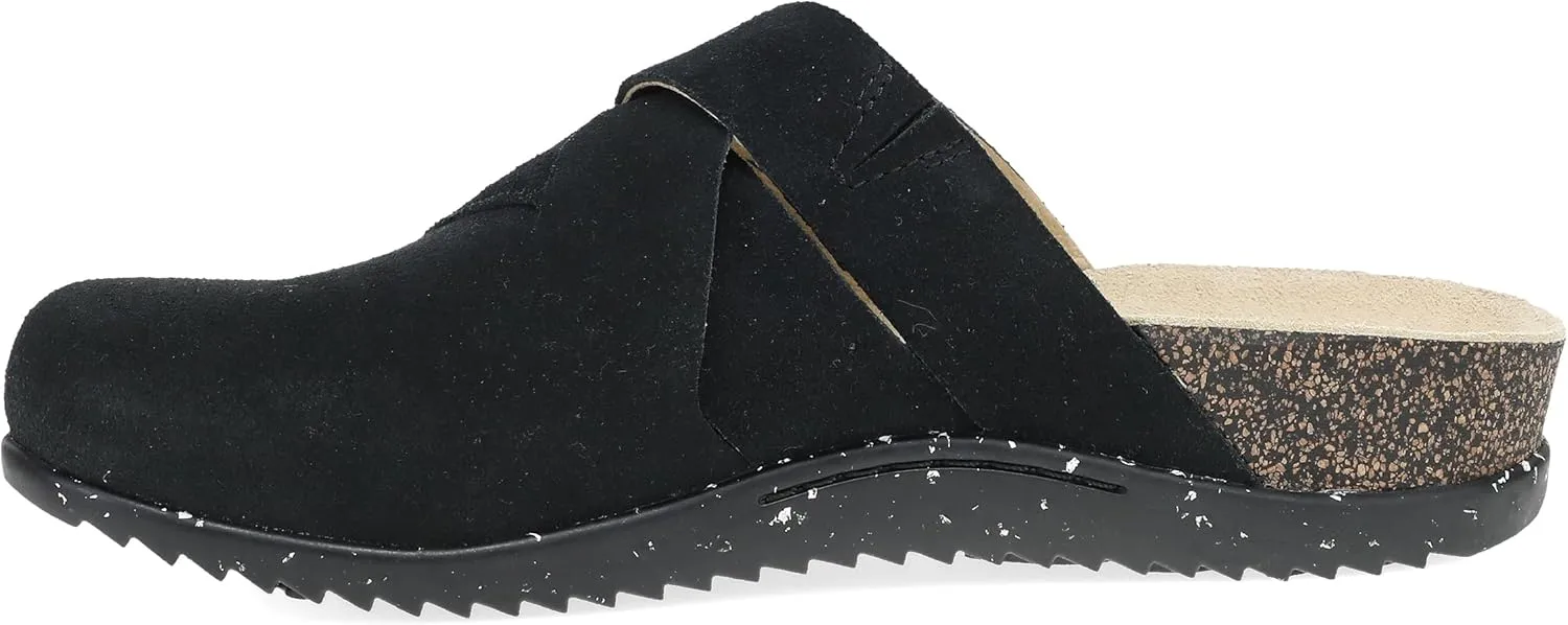 Dansko Daniella Slip-On Interwoven Suede Mule Clog for Women - Vibram ECOSTEP EVO Rubber Outsole for Long-Lasting Wear