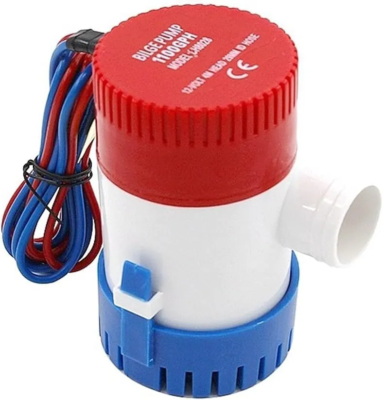 Dc 12v 24v Bilge Pump, Submersible Electric Water Pump For Seaplane Civil Ship(500GPH 12V)