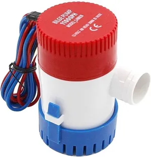 Dc 12v 24v Bilge Pump, Submersible Electric Water Pump For Seaplane Civil Ship(500GPH 12V)