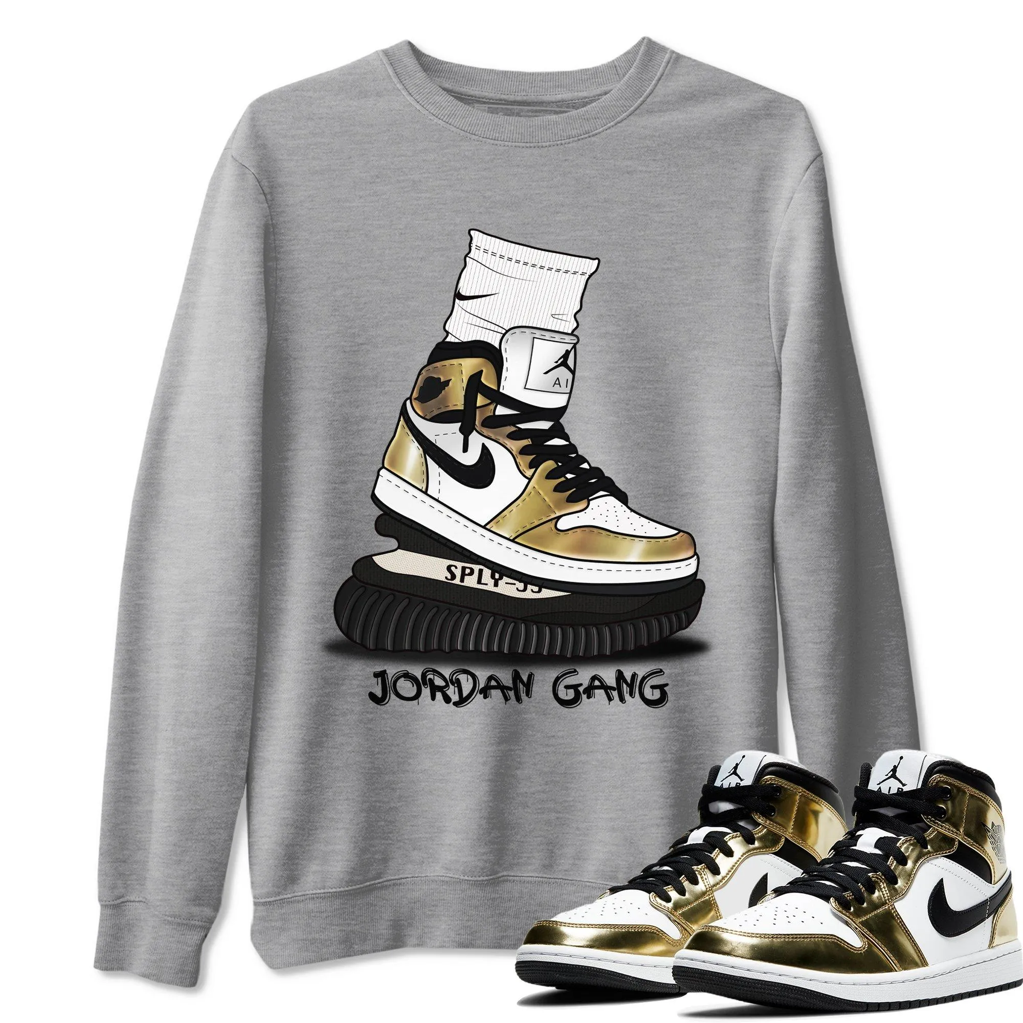 Delivery guarantee Unisex Air - Unique appearance Jordan Jordan Tops Metallic Gold Air Gang 1