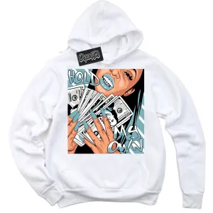 Denim Turquoise Dunk Sneaker Hoodie Hold My Own Graphic