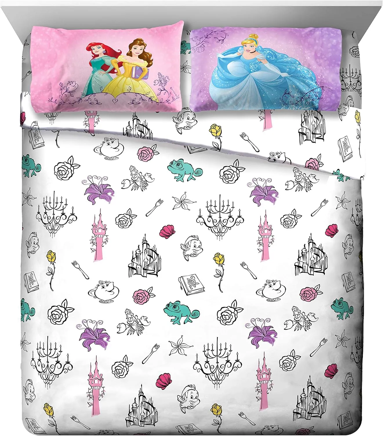 Disney Princess 'Friendship Adventures' 7 Piece Full Bed In A Bag