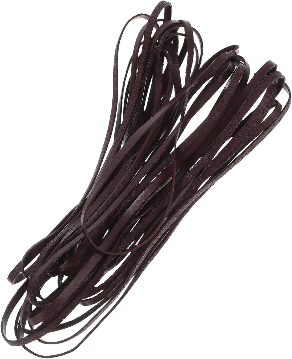 DIY Crafts Flat Rope Braided Cowhide Cord Versatile Cowhide Necklace Cord