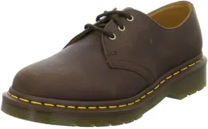 Dr. Martens Unisex 1461 Oxford, Dark Brown Crazy Horse, 11 US Women / 10 US Men