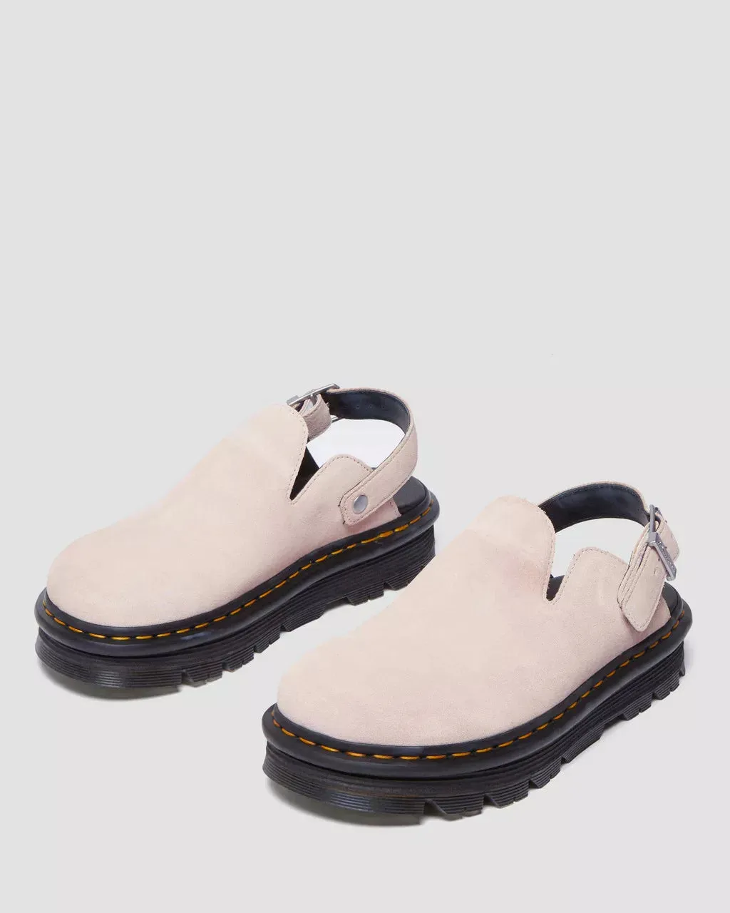 Dr. Martens, Zebzag Mule Powder Pink Eh Suede