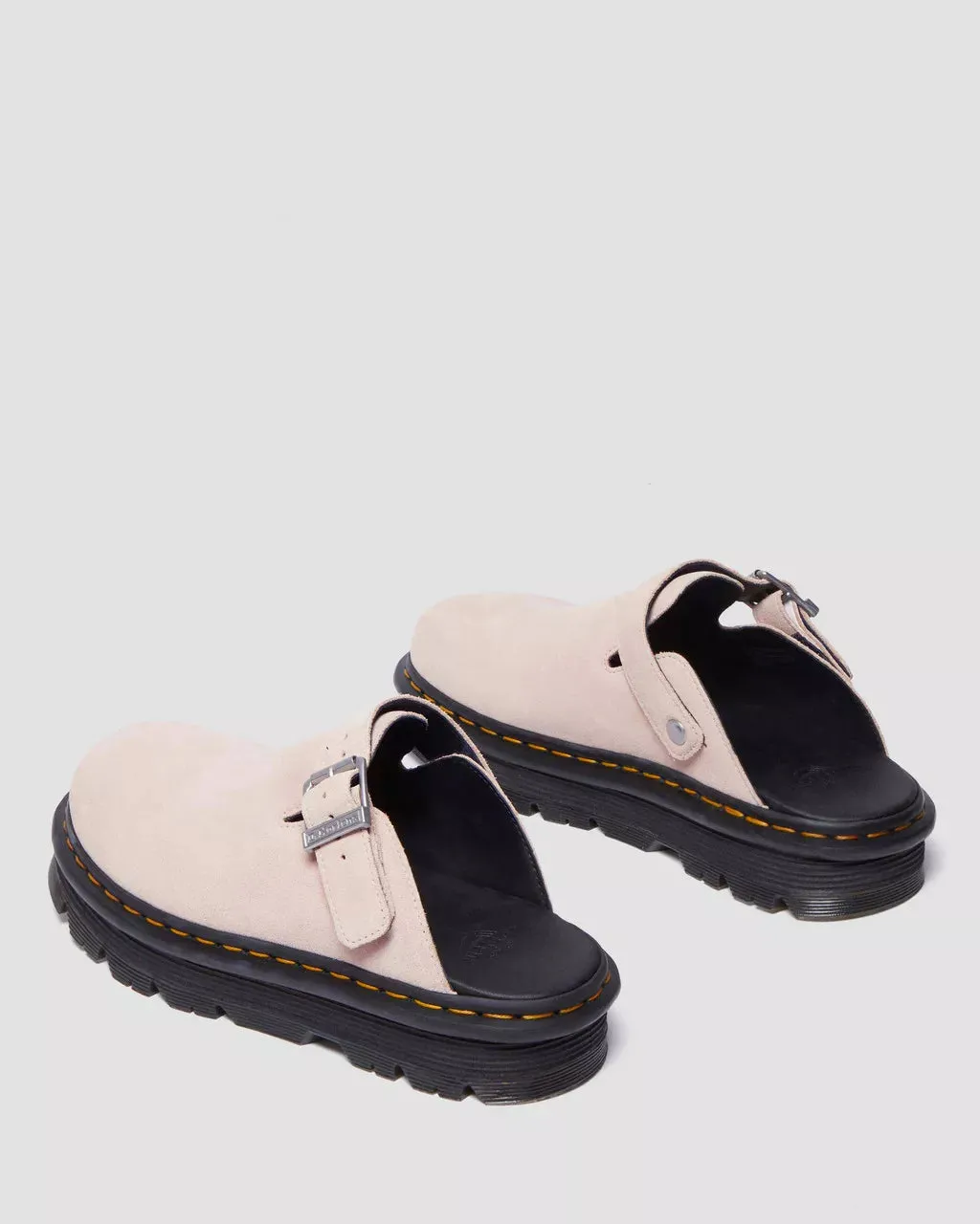 Dr. Martens, Zebzag Mule Powder Pink Eh Suede