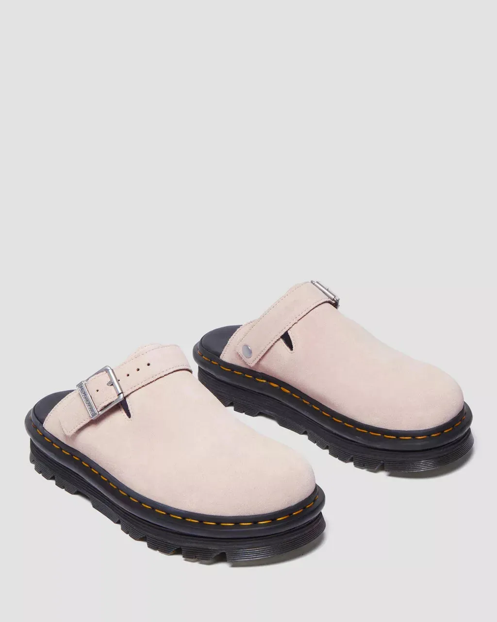 Dr. Martens, Zebzag Mule Powder Pink Eh Suede