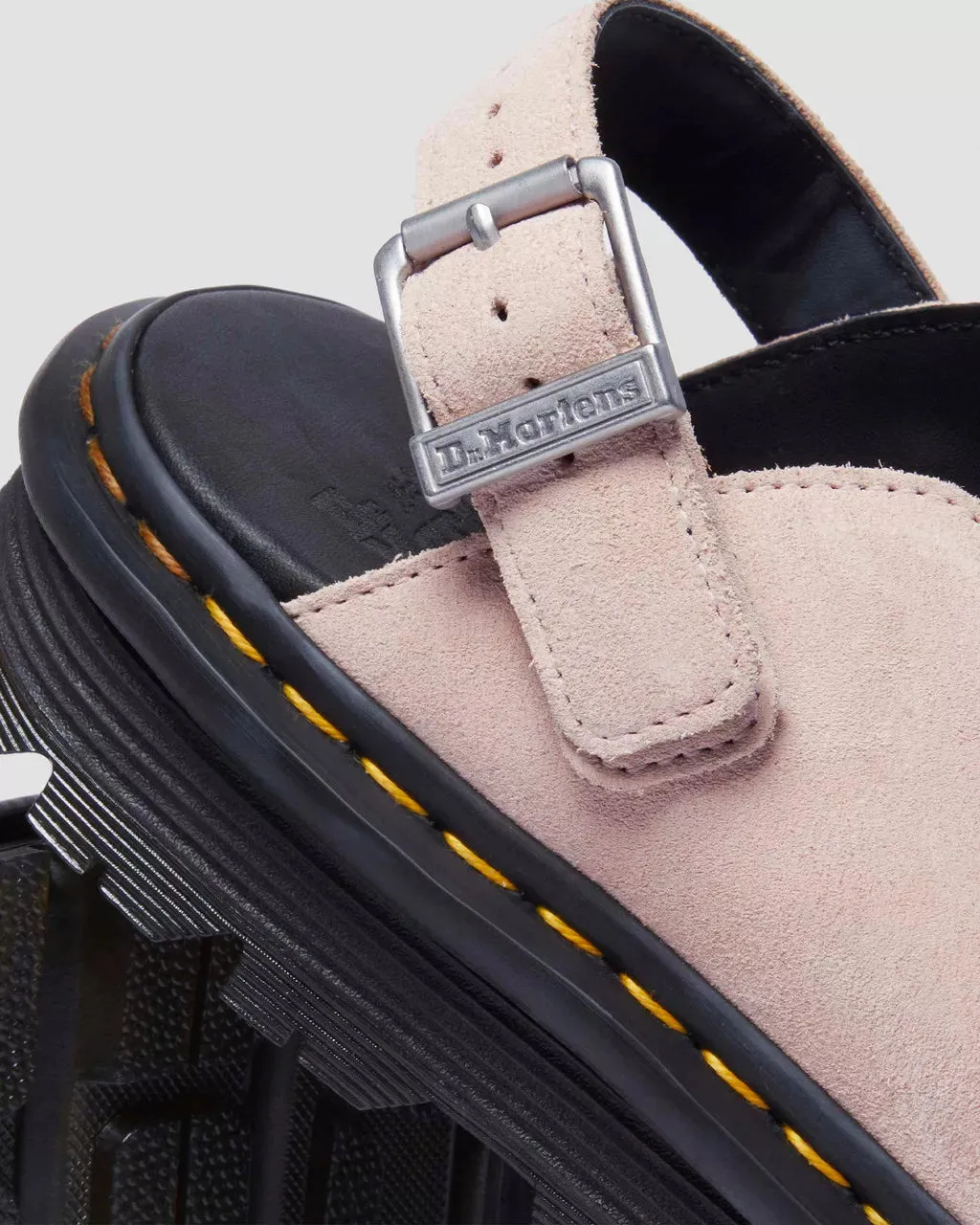 Dr. Martens, Zebzag Mule Powder Pink Eh Suede