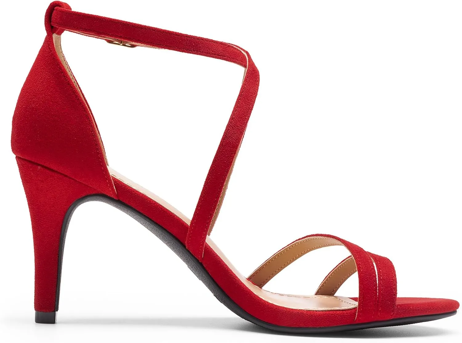 DREAM PAIRS Women's GIGI Fashion Stilettos Open Toe Pump Heel Sandals