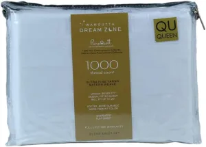 Dream Zone 1000 Thread Count PimaCott Queen Sheet Set in White (White,Queen)