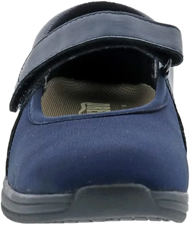 Drew Women's Magnolia Comfortable Slip-Resistant Mary Jane Adjustable Strap Flat with Arch Support