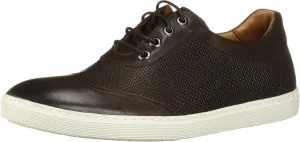 Driver Club USA Men's Leather Brooklyn Mini Basket Wingtip Sneaker