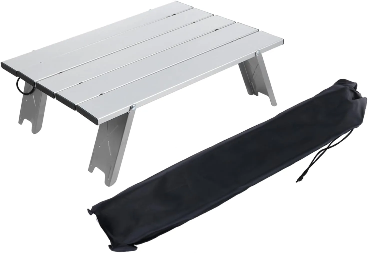 ERINGOGO Ultra-Lightweight Portable Table Aluminum Alloy Folding Camping Desk Easy to Store Carry for Outdoor Activities