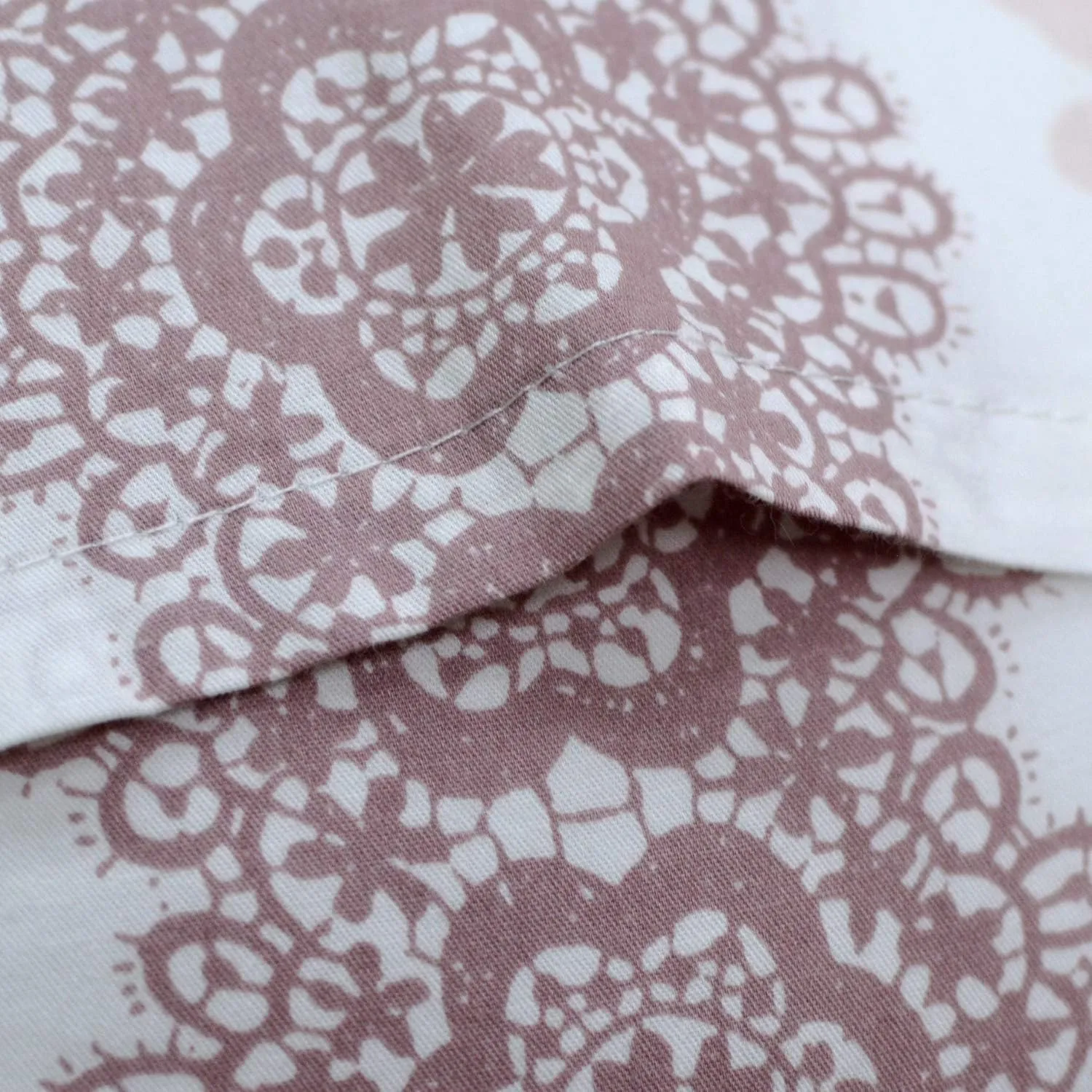FADFAY Pink Rose Floral Duvet Cover Set 100% Cotton Girls Bedding with Hidden Zipper Closure 3 Pieces, 1duvet Cover & 2pillowcases,King/California King Size