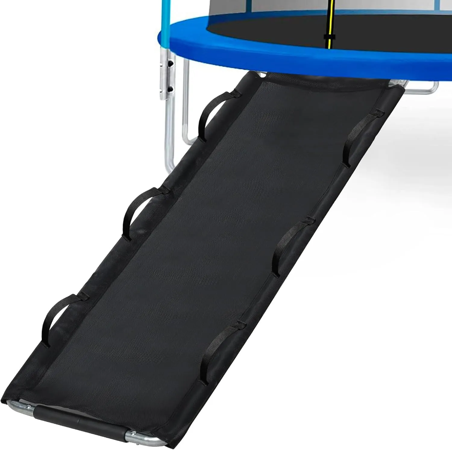 FirstE Trampoline Slide, Width 22 Inch Slide Ladder with Strong Tear Resistant Fabric, Easy to Install Universal Accessories Sturdy Bounce Slider for Climb Up, Slide Down (67" Length)