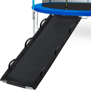 FirstE Trampoline Slide, Width 22 Inch Slide Ladder with Strong Tear Resistant Fabric, Easy to Install Universal Accessories Sturdy Bounce Slider for Climb Up, Slide Down (67" Length)