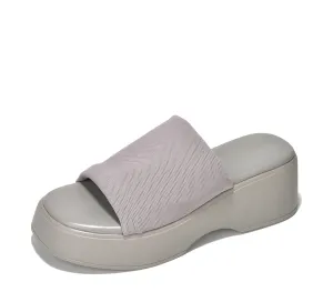 Foam Lightweight Slipper Wedge Sandals Door-to-door delivery Fabric Sandals Heels Slides Cloud PAIR  Memory Chunky Mule Wedges KINGS Platform OF Fitted KK Women No-hassle exchange Shoes