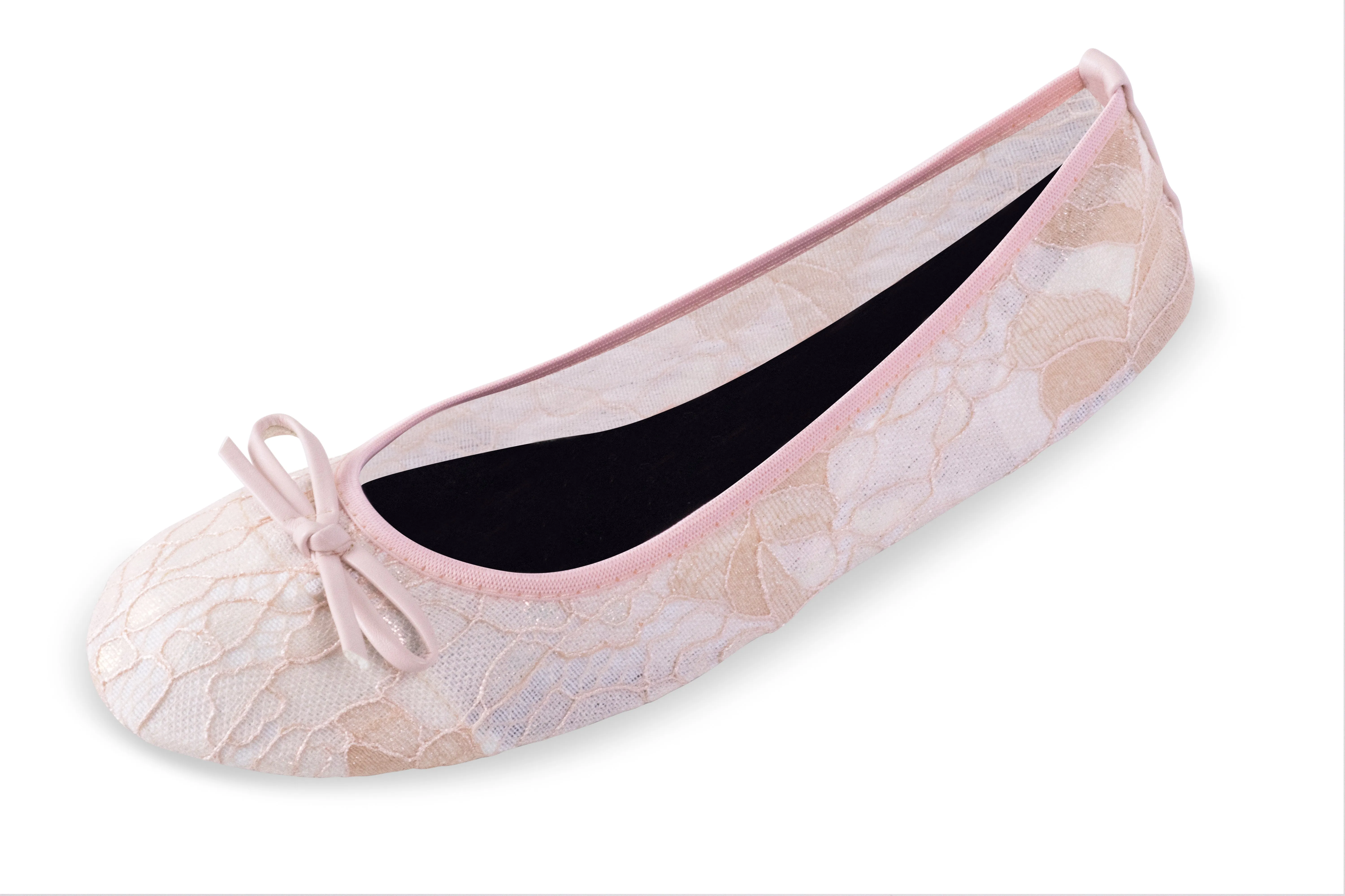 Foldable Wedding Flats / Flat Lace Wedding Shoe