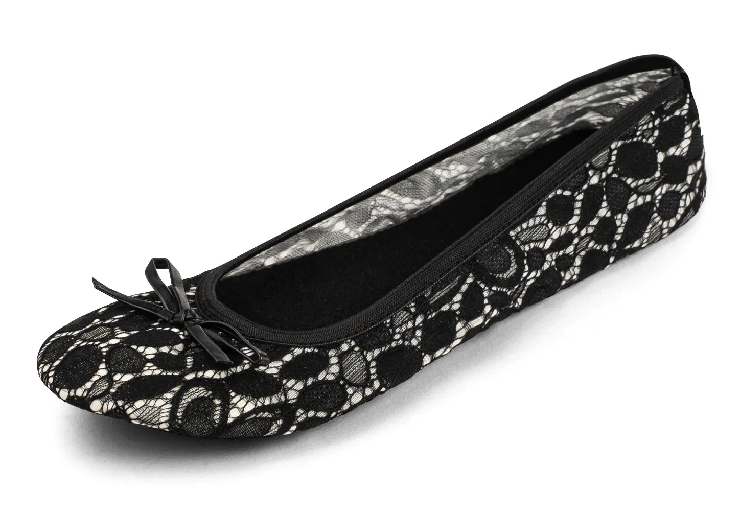 Foldable Wedding Flats / Flat Lace Wedding Shoe