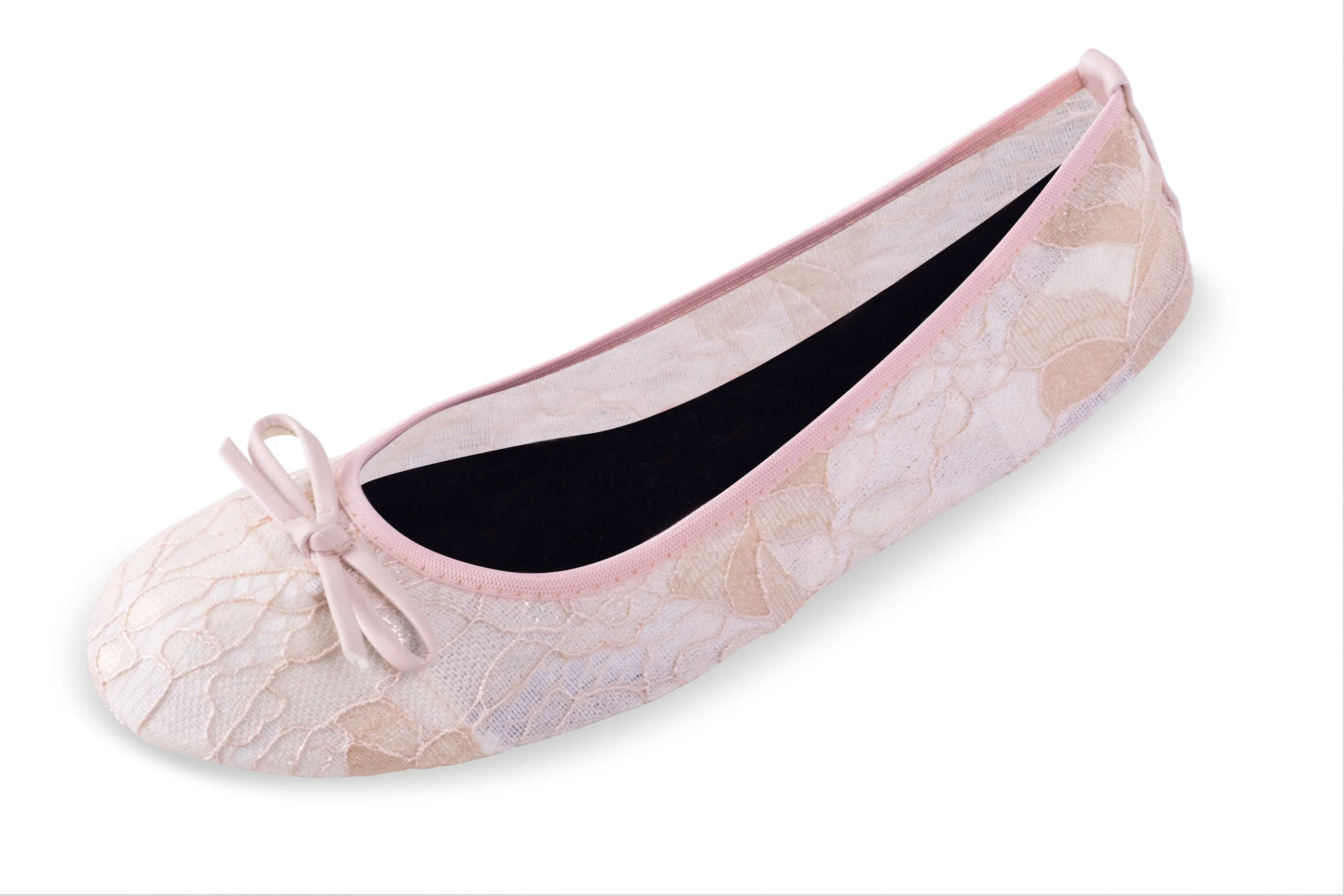 Foldable Wedding Flats / Flat Lace Wedding Shoe