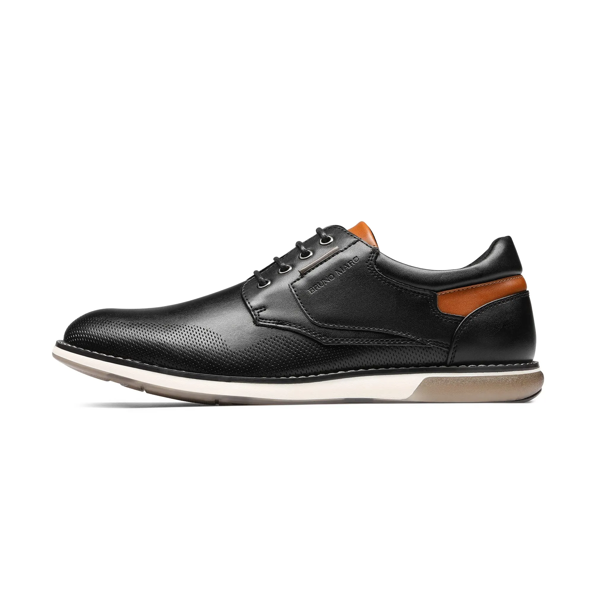 Formal Sneakers Men's Derby Dress Marc Bruno Casual Oxfords Wide 9 Unbeatable price Business Unique Shoes