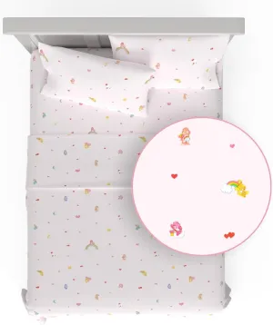 Franco Collectibles Care Bears Bedding Super Soft Cozy Microfiber 4 Piece Queen Sheet Set, (Officially Licensed Product)