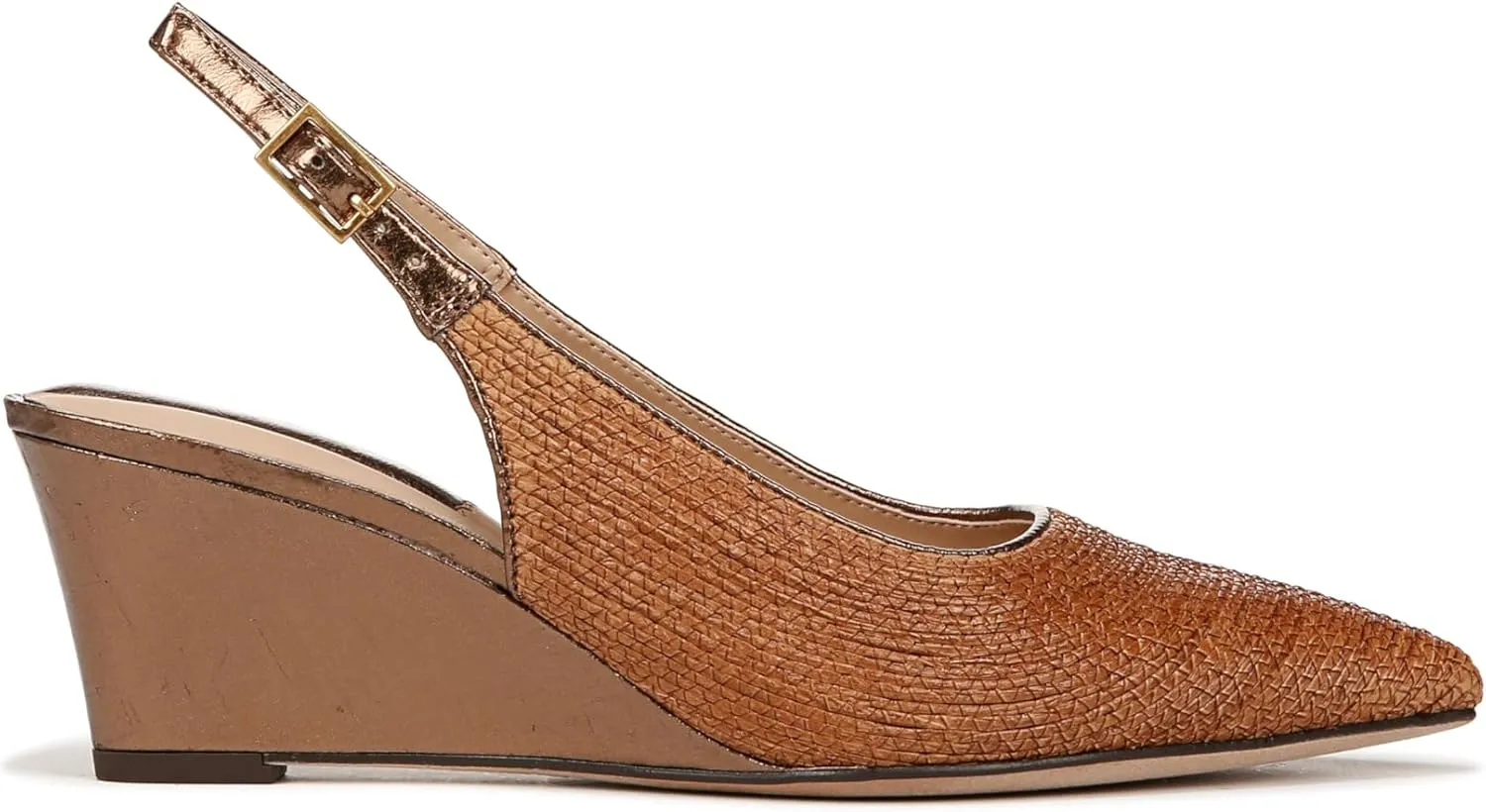 Franco Sarto Women's Tessa Pointed Toe Slingback Wedge Pump