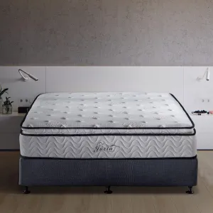 Full Mattress - 11.4 Inch Memory Foam & Innerspring Hybrid Mattress - Pillow Top - Bed in a Bag