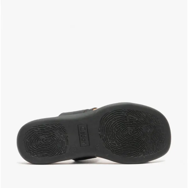 Gabor TOMCAT Womens Mule Sandals Black