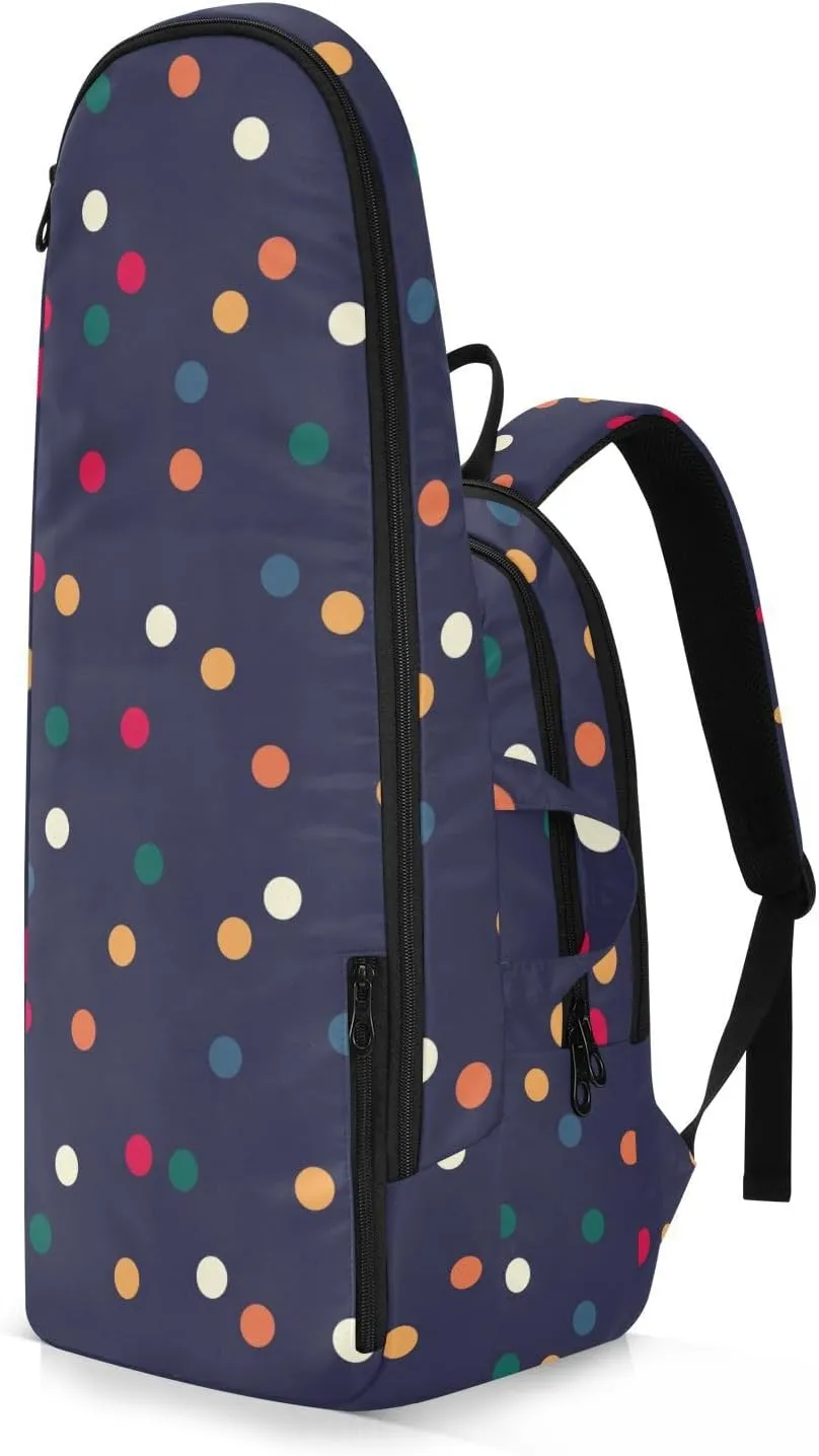 GAIGEO Teal Turquoise Glitter Sparkle Racket Bag, Multilayer Design Pickle Ball Bag, Sports and Daily Use