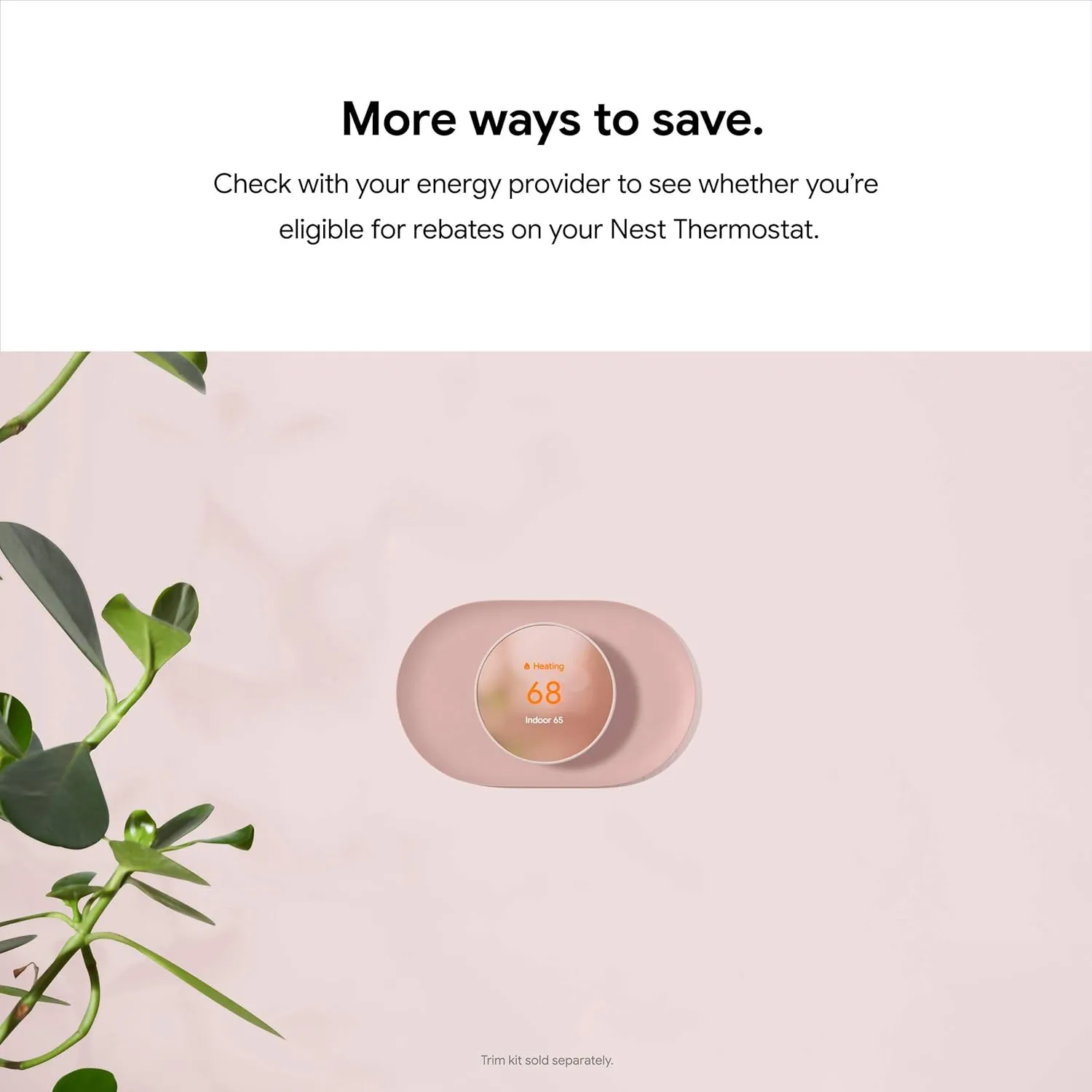 Google Nest Thermostat - Smart Thermostat for Home - Programmable Wifi Thermostat - Charcoal