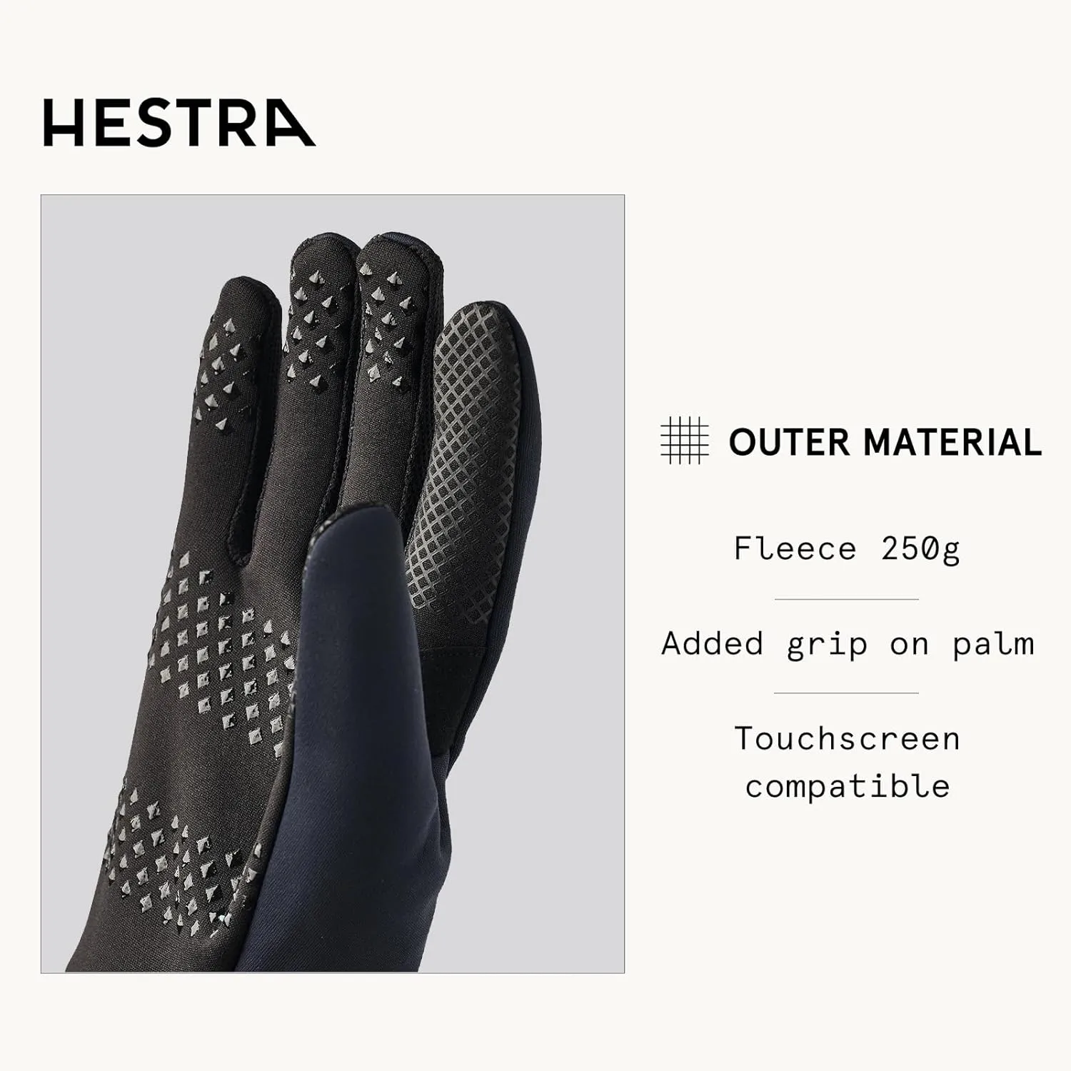 Hestra Windshield Liner | 5 Finger Liner for Skiing, Hiking, Snowboarding, Running & Everyday Use