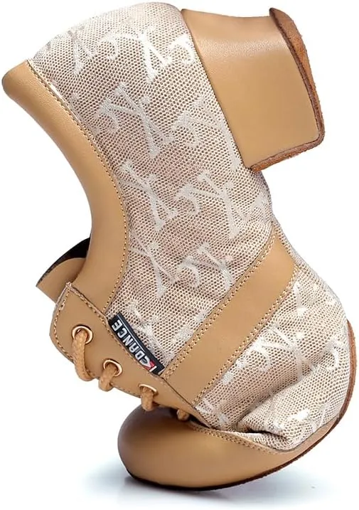 HIPPOSEUS Women's Professional Latin Dance Practice Shoes Closed Toe Competition Training Dance Shoes Indoor,Model 2213
