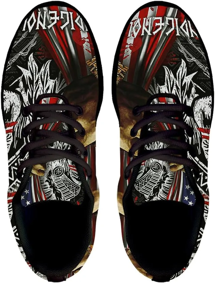 Indigenous Native American Flag Shoes for Women Men Trail Running Casual Fashion Sneakers Slip-on Tennis Shoes