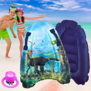 Inflatable Boards for Beach Inflatable Surfboard Portable Bodyboard with Handles Lightweight Soft Body Boards for Kids Surfboards Pool Floats Boards