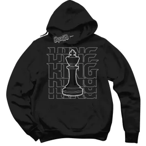 Iron Grey 1s Sneaker Hoodie King Chess Graphic