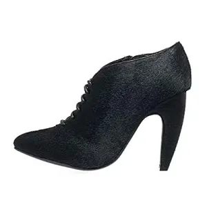 Jeffrey Booties Campbell Up Pumps EDWINA-F Client satisfaction Lace Hair Oxford Hassle-free delivery Toe Black Pointed