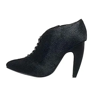 Jeffrey Booties Campbell Up Pumps EDWINA-F Client satisfaction Lace Hair Oxford Hassle-free delivery Toe Black Pointed
