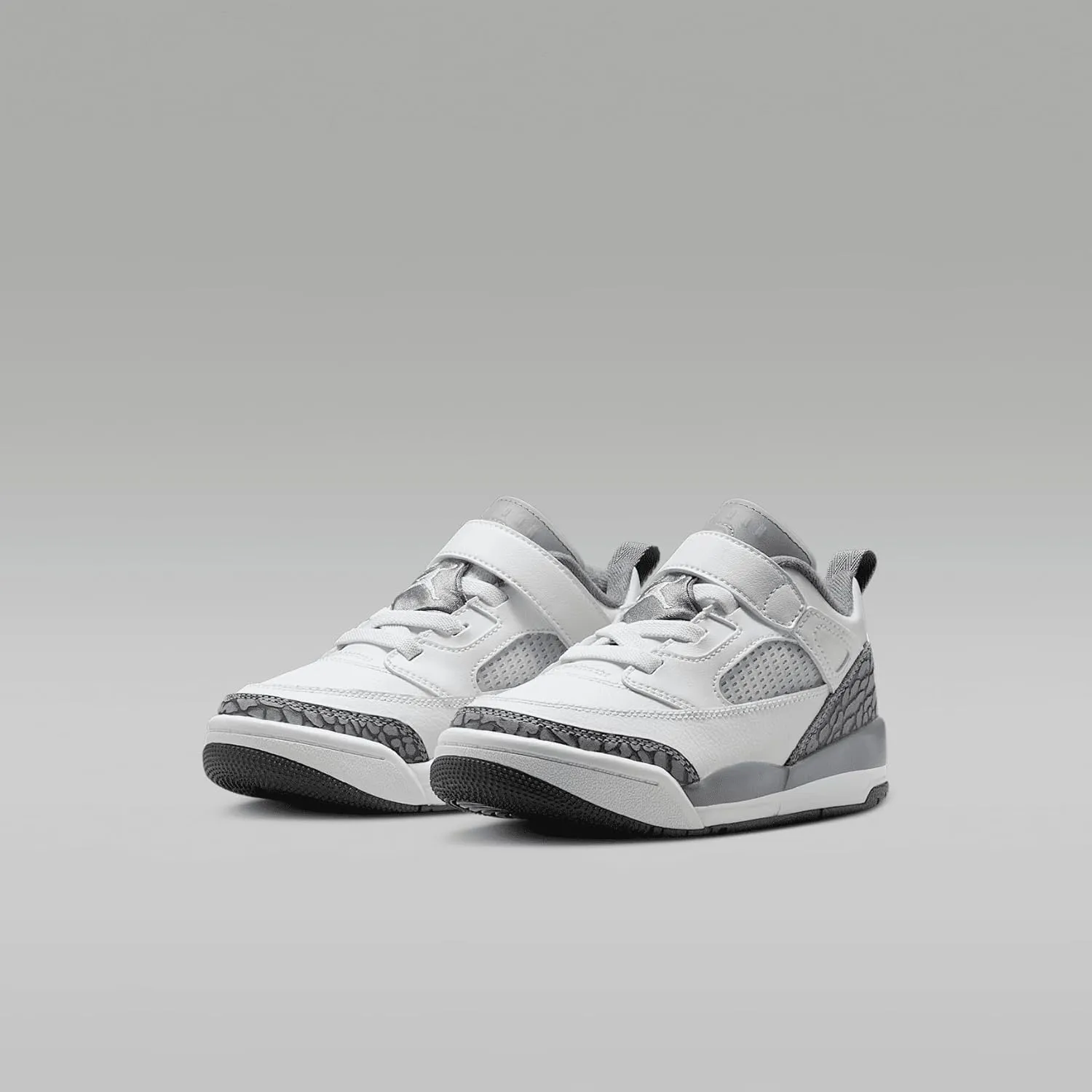 Jordan Spizike Low Little Kids' Shoes (FQ3951-102, White/Anthracite/Wolf Grey/Cool Grey)
