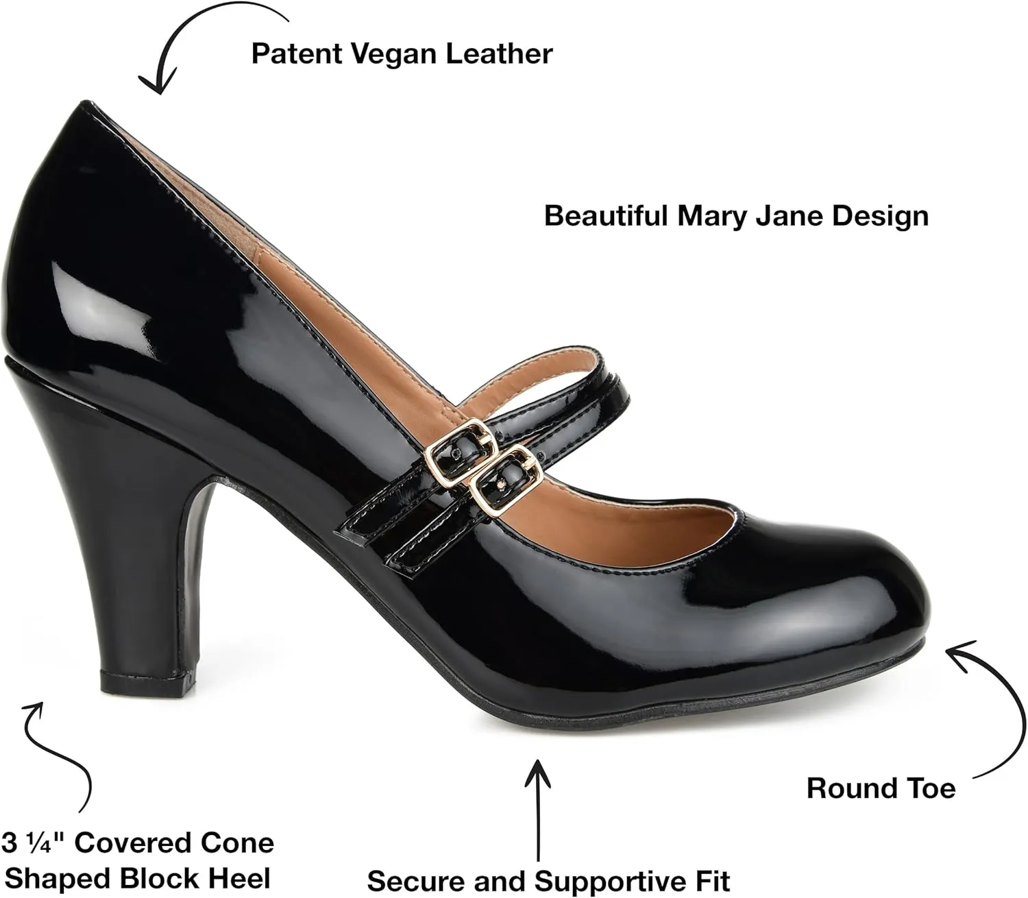 Journee Collection Women's Windy Pump
