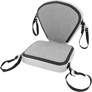 Kayak Seats, Thicken Kayak Seat Cushion, Padded Kayak Seat, Fishing Seat, Canoe Seats w/Back Support for Kayak (Grey)
