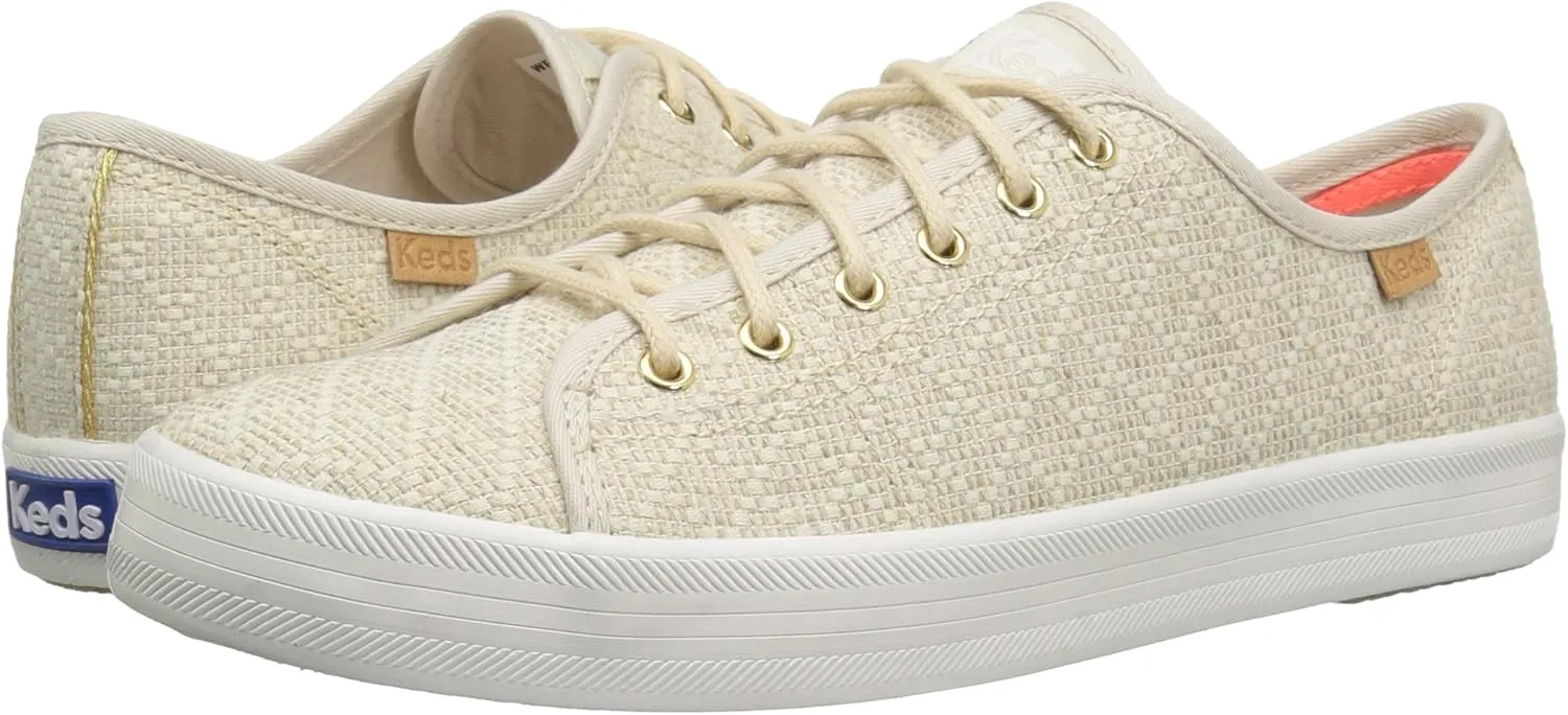 Keds Women's Kickstart Natural Geo Canvas Fashion Sneaker