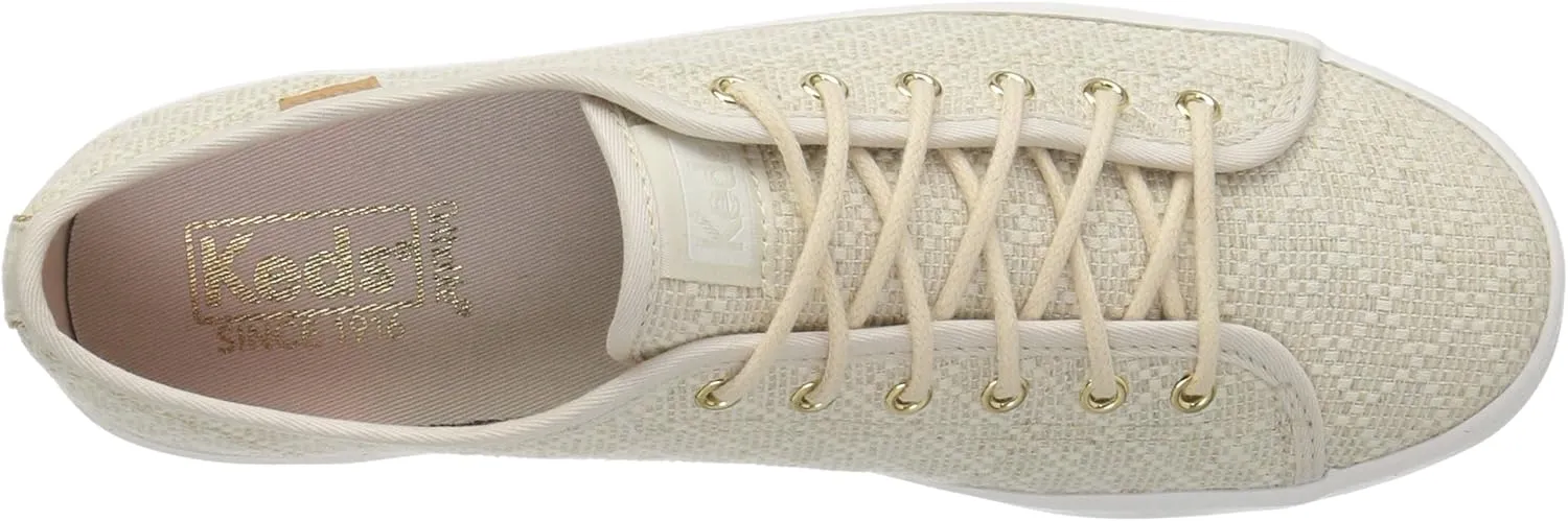 Keds Women's Kickstart Natural Geo Canvas Fashion Sneaker