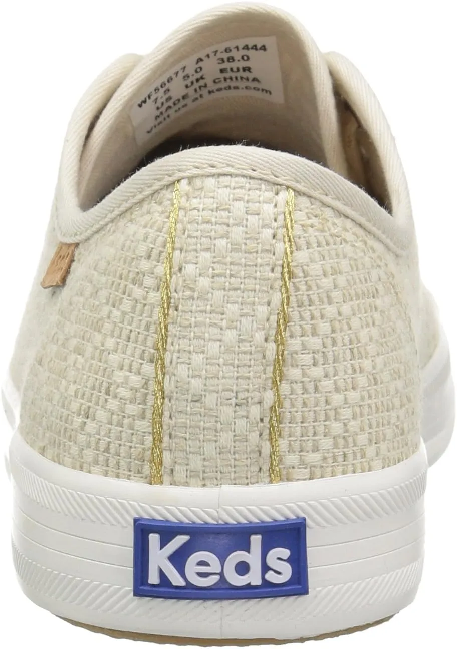 Keds Women's Kickstart Natural Geo Canvas Fashion Sneaker