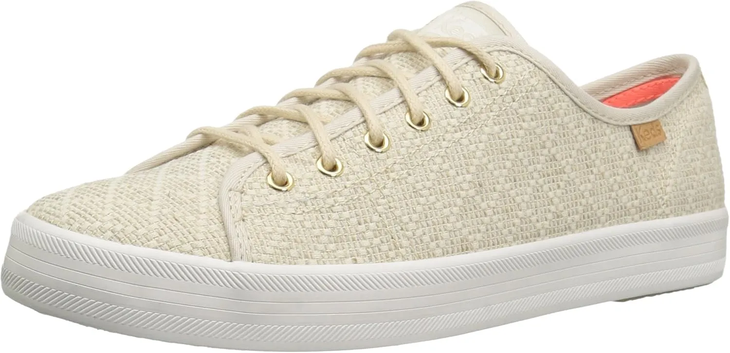 Keds Women's Kickstart Natural Geo Canvas Fashion Sneaker