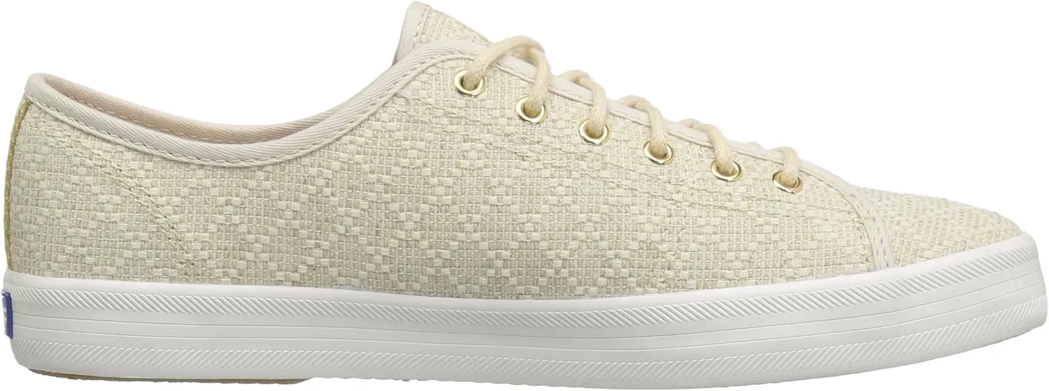 Keds Women's Kickstart Natural Geo Canvas Fashion Sneaker